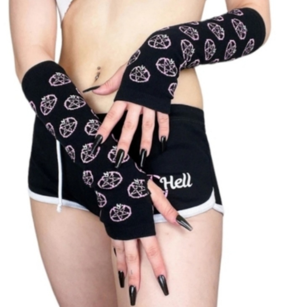 Too Fast Cute As Hell Armwarmers